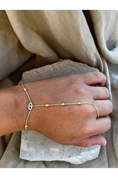 nunu takı شاهميران بتفاصيل حجر أزرق