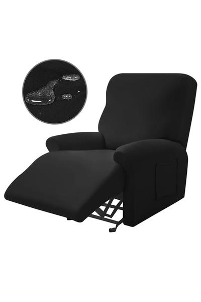 Choice 1 seat S1-BLACK Waterproof Recliner Sofa Cover Non-slip Sofa Covers Fo...