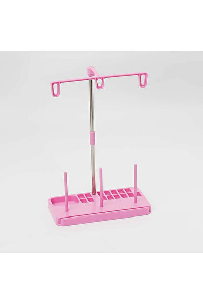 Choice حامل بكرة خيط الخياطة الوردي الشامل للمنزل