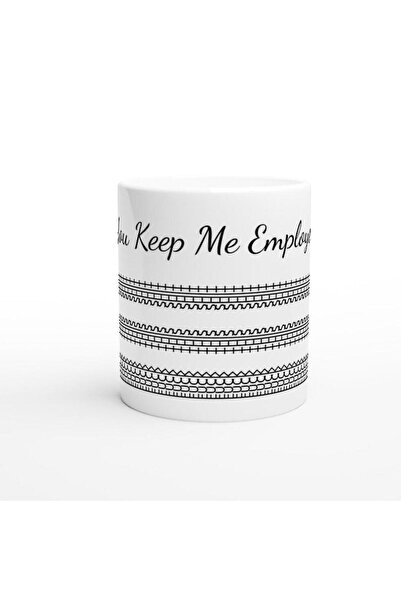 Choice 301-400 مل أنت تبقيني في وظيفتي كوب قهوة خزفي برسالة خفية "أنت تبقيني ...