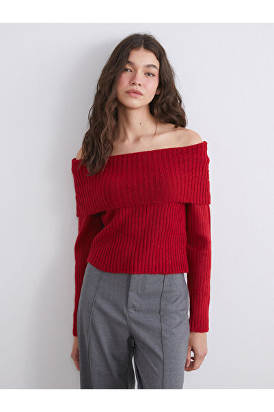 LC Waikiki Create Your Style from Uzg Store | Boat Neck Women's Knitwear Sweater