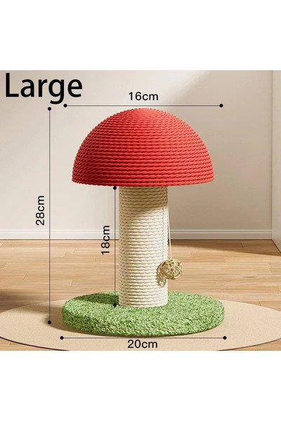 Choice Large Cute Cat Scratch Board Kitten Climbing Mushroom Protecting Furniture Funny Cat Grinding Claw T