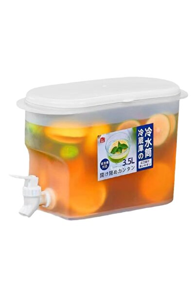 Choice خزان مياه سعة 3.5 لتر موزع مشروبات سعة كبيرة 3.5 لتر مع صنبور، موزع شا...