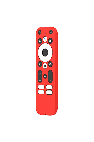 Choice Red Silicone fall protection sleeve for Wal Mart onn Android TV 2K FHD Streaming Stick remote contro