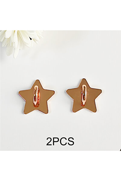 Choice 2 قطعة نجمة وردية 2/3/4 قطعة معدنية على شكل قمر ونجمة حامل سحر للهاتف حافظة هاتف محمول ذاتية اللصق إصبع Ri