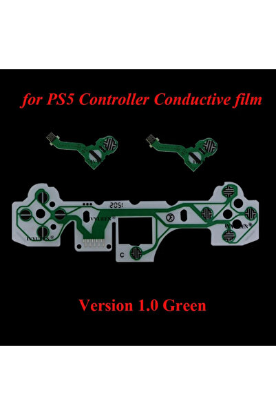 Choice Version 1.0 Green IVYUEEN for PlayStation 5 PS5 Controller Conductive Film Keypad Flex Cable for Dua