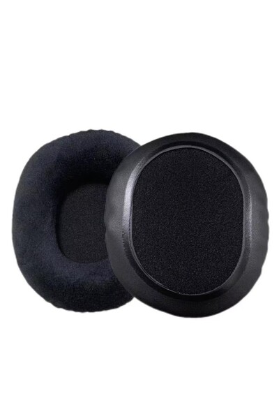 Choice وسادة أذن رغوية سوداء قابلة للاستبدال وغطاء وسادة لـ ATH-MSR7 b DSR7BT MSR7NC MSR7SE M50X M