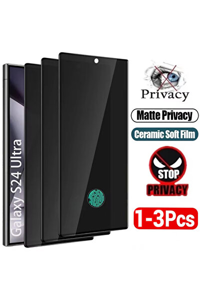 Choice59 3 قطع واقي شاشة سيراميك غير لامع للخصوصية S25 S24 (من قطعة إلى 3 قطع...