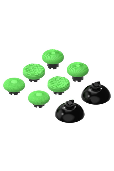 Choice Green Metal Rocker Cap & Paddle Accessory Set for PS4/PS5 Edge Elite C...