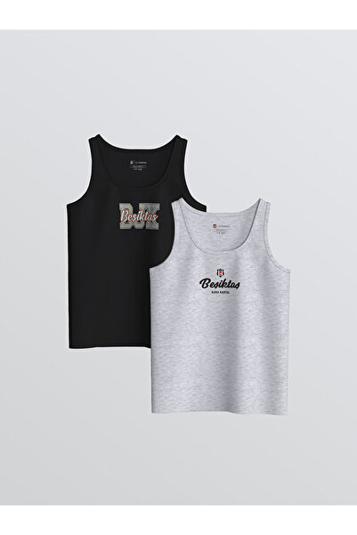 LC Waikiki اختيارات لامعة من متجر شاينينج ستور |   قميص داخلي للأولاد مطبوع برقبة دائرية، عبوة من قطعتين