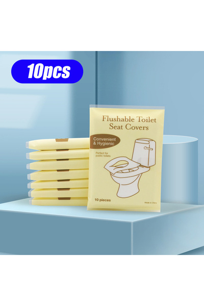 Choice1 MTD-10PCS غطاء مقعد المرحاض القابل للتصرف حصيرة حمام السباحة المتنقلة...