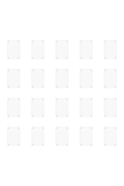 Choice 6x9x0.6cm 20pcs 10/20/30Pcs Blank Photo Frame Acrylic Refrigerator Magnetic Frame Mini Magnetic Refr