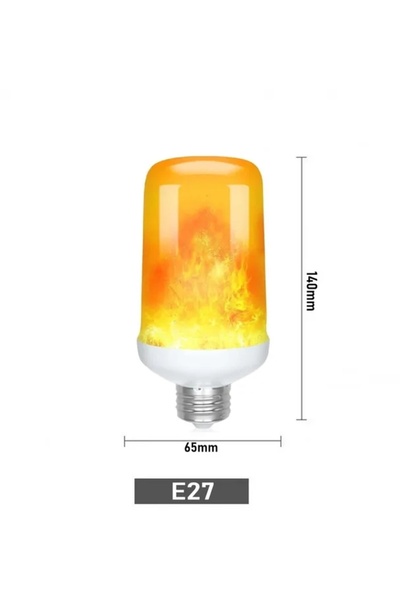 Choice FLAME LIGHT E27BT E27 E14 LED مصباح LED بتأثير اللهب الديناميكي 12 وات...