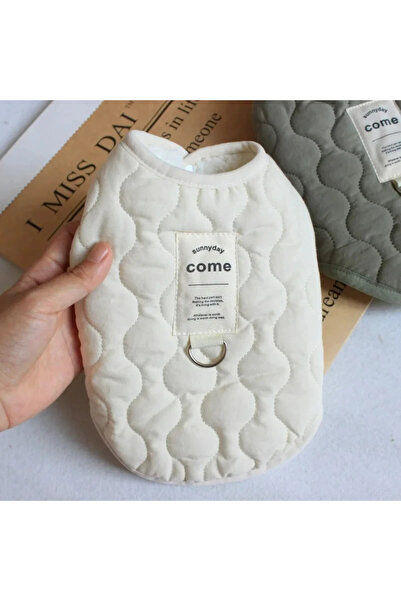 Choice معطف كلب بيج سميك ودافئ مقاس كبير، ملابس للكلاب الأليفة الصغيرة والمتو...