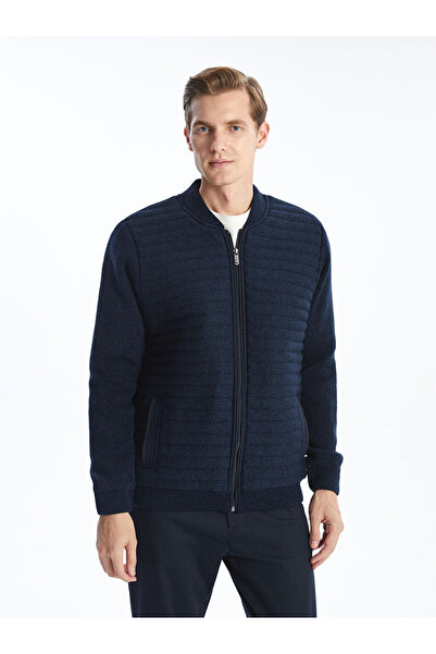 LC Waikiki Sparkling Choices from Shining Store |   Standard Pattern College Collar Men's Knitwear Cardigan