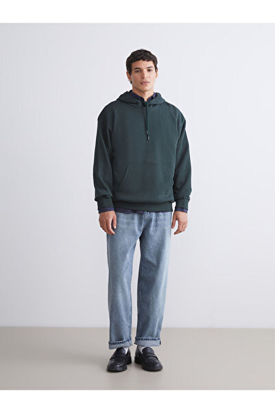 LC Waikiki Λαμπερές επιλογές από το Shining Store | Ανδρικό φούτερ με μακριά μανίκια