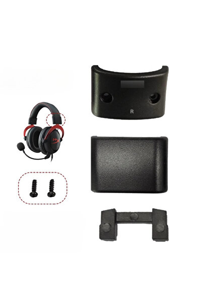 Choice R OEM الأصلية بالجملة البلاستيكية اليسرى / اليمنى رأس الشريط قفل الانزلاق Hingle دوار ل Hyper X Cloud2 Gamin