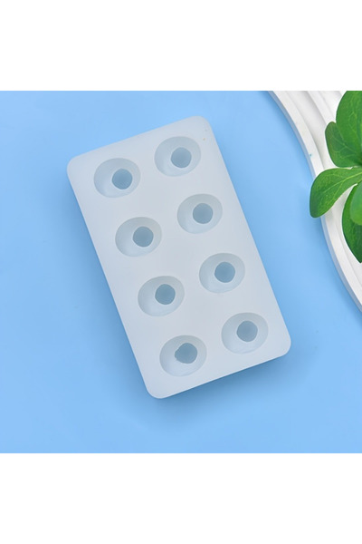 Choice 1 قطعة قالب مطاط سيليكون صغير بـ 8 تجاويف على شكل بطة - 1 قطعة، على شك...