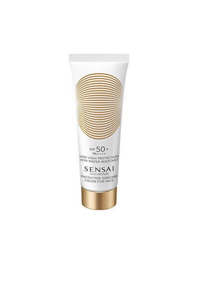 Sensai Silky Bronze Schützende Sonnenschutzcreme Für Das Gesicht Spf50+ 50 ml