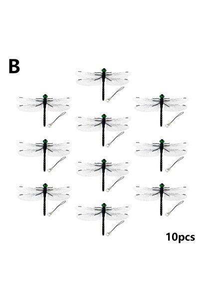 Choice 10pcs 4pcs/10pcs Simulation Dragonfly Insect Model Mosquito Repellent ...