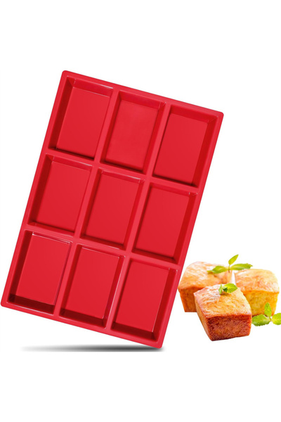 Choice 1 حزمة من قوالب الخبز الصغيرة غير اللاصقة 9 قوالب سيليكون لخبز الخبز م...