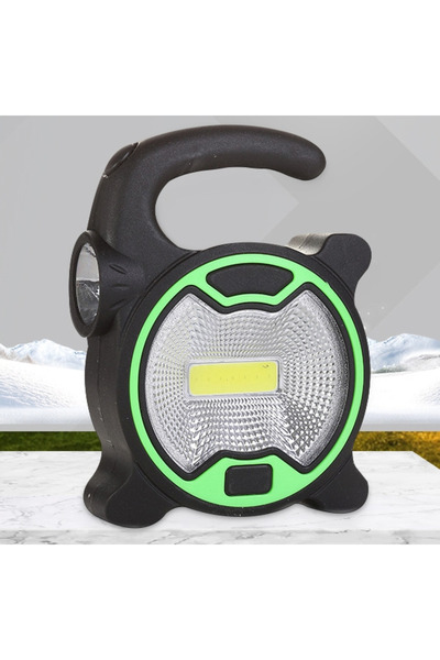 Choice Yellow B Portable Work Light Battery COB LED Powered Handheld Lantern Super Bright Flashlight Outdoo