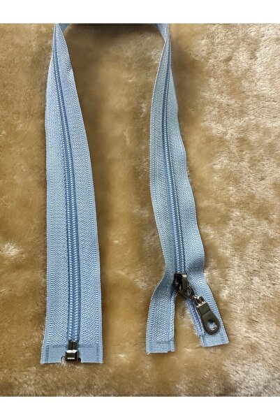 e tuhafiye 1 Adet Açık Mavi T10 Plastik Dişli Separe (Altı açılır) Fermuar (5...