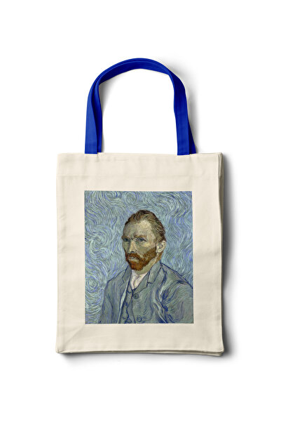INKD Artistic Cloth Bag – Vincent Van Gogh "Self Portrait" Design - 35X40