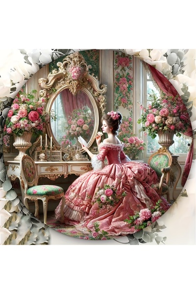 Choice 20x20 سم 1 8 بوصة 2D سلسلة الأميرة الوردية قرص خشبي دائري عطر الأميرة ...