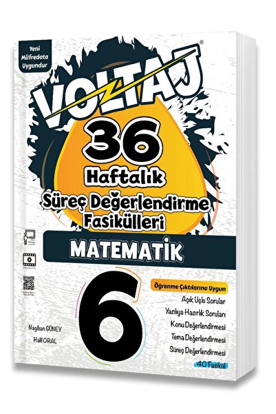 Berkay Yayıncılık 6.SINIF VOLTAJ MATEMATİK 36 HAFTALIK SÜREÇ DEĞERLENDİRME FA...