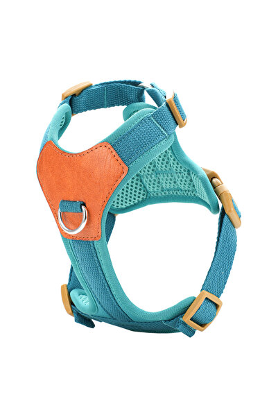 Choice S Blue Explosion-proof and reflective pet chest strap vest-style dog c...