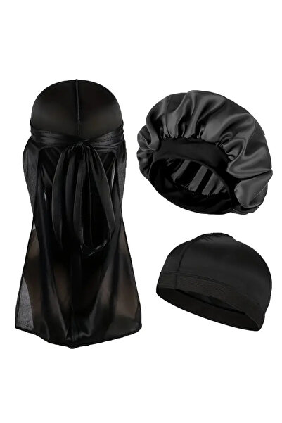 Choice7 48012192071BLA 3 قطع/مجموعة، قبعة دوراج وقبعة بونيت وقبعة دوم، قبعة ن...