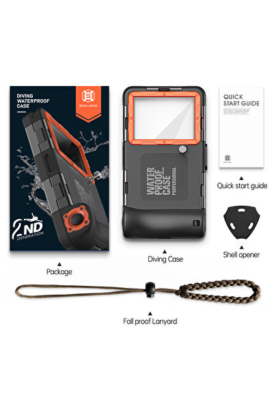 Choice5 بولي كربونات + مادة TPU، أسود وبرتقالي، متعدد الوظائف، متين، مقاوم لل...