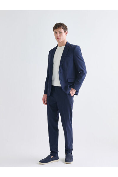 LC Waikiki Ανδρικό μπλέιζερ μπλέ σταντάρ τύπου Navy Blue