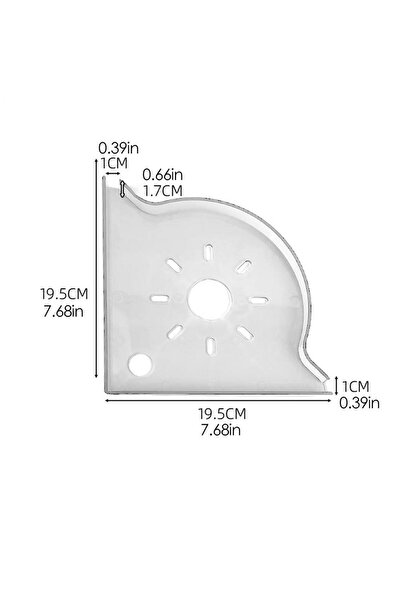 Choice1 رف زاوية حوض أسماك أبيض رف مرجاني أكريليك حوض أسماك منظم حوض أسماك حا...