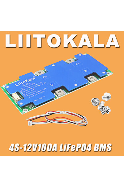 liitokala 4S-12V100A-BMS 4S 12V 100A BMS LiFePo4 Battery Protection Plate