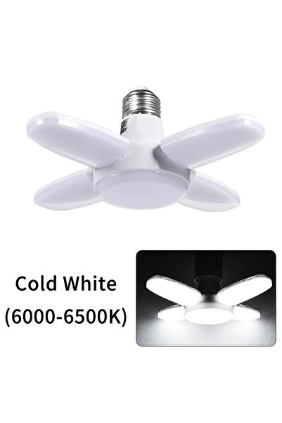 Choice AC 220V نوع 1 AC 85-265V 220V 28W E27 مصباح LED على شكل مروحة مصباح سقف مصباح LED قابل للطي B