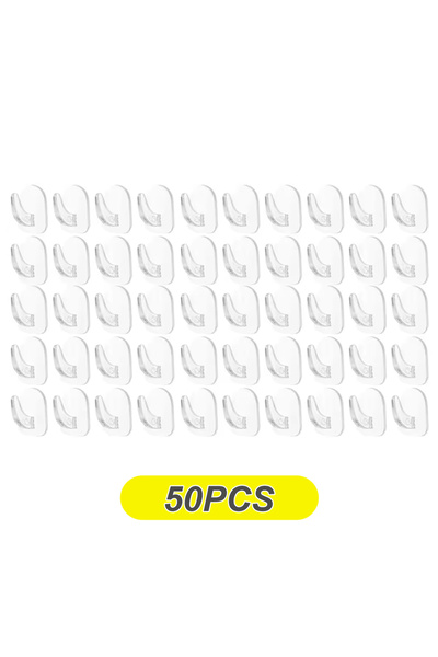 Choice 50 قطعة خطاف صغير غير قابل للكتابة لاصق قوي للاستخدام المنزلي بدون ثقو...