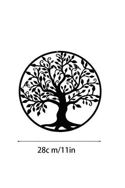 HELLOYOUNG لوحة جدارية معدنية على شكل شجرة الحياة، قطعة واحدة، TY3336، إصدار ...