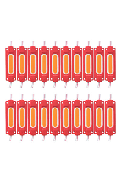 Choice 12V 20 قطعة في المجموعة أحمر 2024 جديد 20 حزمة 12V LED COB وحدة إضاءة ...
