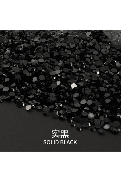 Choice8 5mm ss20 -3000pcs Solid Jet 2mm 3mm 4mm 5mm 6mm white black resin fla...
