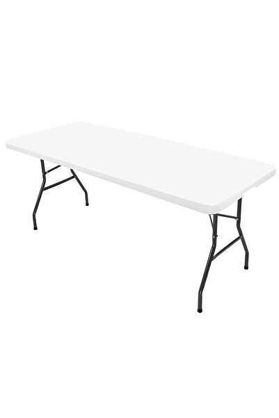 Choice مفرش طاولة أبيض من الإسباندكس، مقاس 76×183 سم، قطعة واحدة، مرن، قابل للغسل، مقاوم للتجاعيد، مناسب للفناء