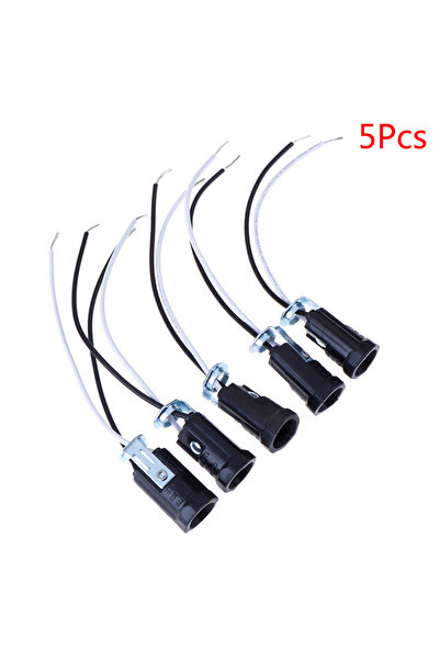 Choice قاعدة شمعة واحدة مقاس 5 قطع E12 مصباح حامل أمريكي مقابس إضاءة بدون مفت...