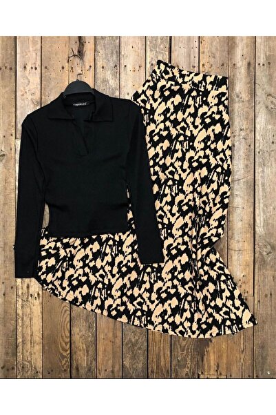 Tuğba Ceylin Butik Double Suit Skirt Blouse