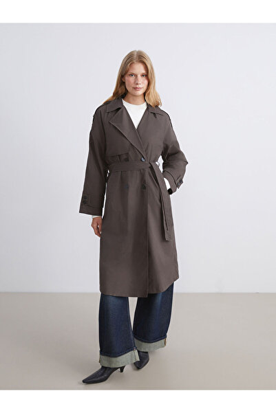 LC Waikiki Esvab Giyim'den Şık Tercihler | Ceket Yaka Kadın Trençkot