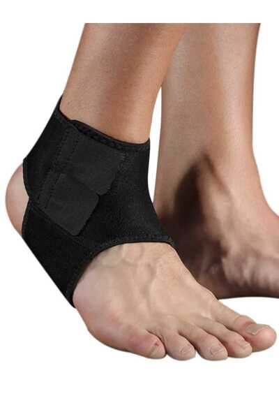 Fstyle مشد دعم الكاحل بشريط لاصق قطعة واحدة اسود, حزام كاحل