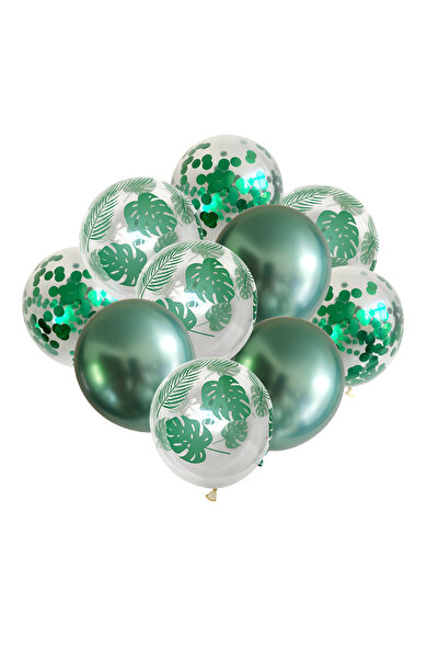 Choice 10 قطع أخرى من البالونات الخضراء المصنوعة من اللاتكس بالونات خضراء بأو...