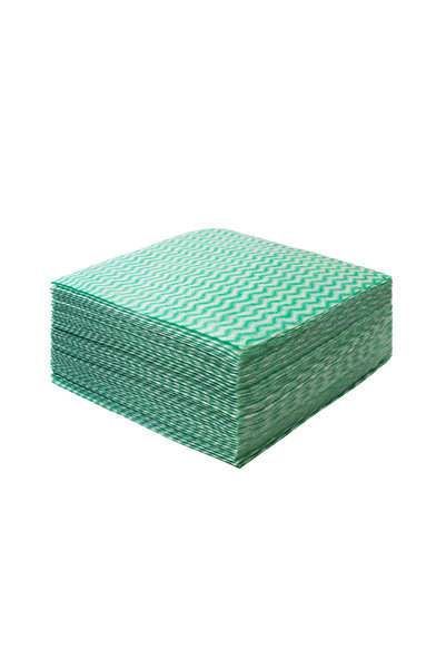 Choice 50 قطعة من قطع القماش الخضراء غير المنسوجة القابلة للتصرف - 11.8 × 11....