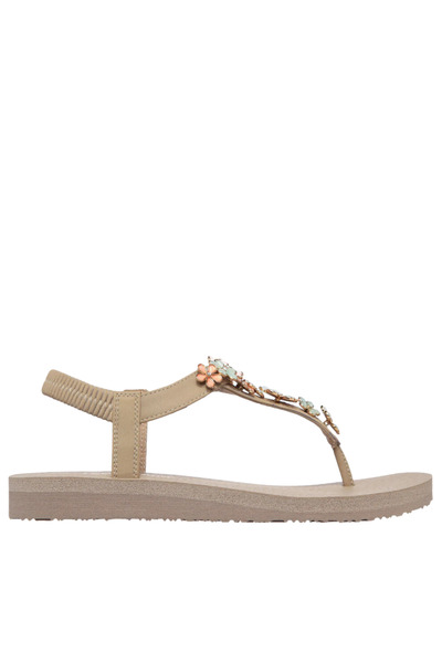 SKECHERS Papuci de casă, damă, MEDITATION GLASS DAISY, 32922-TPMT gri deschis...