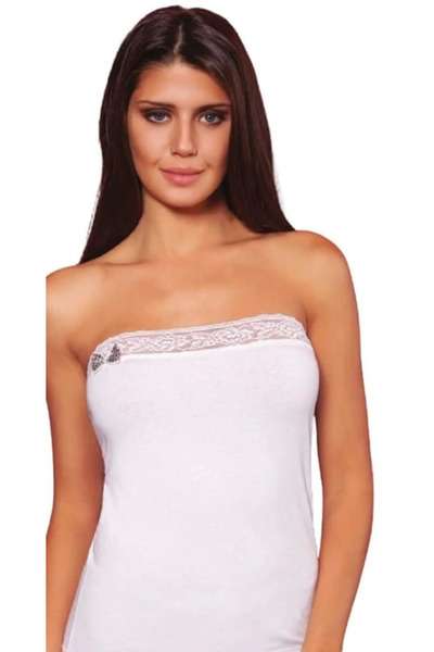 byasafkids Clear Lace Strapless 8014